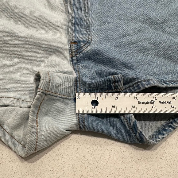 Levi's 501 Origin of Two Minds Original Stretch Shorts sz W34 - Picture 13 of 13